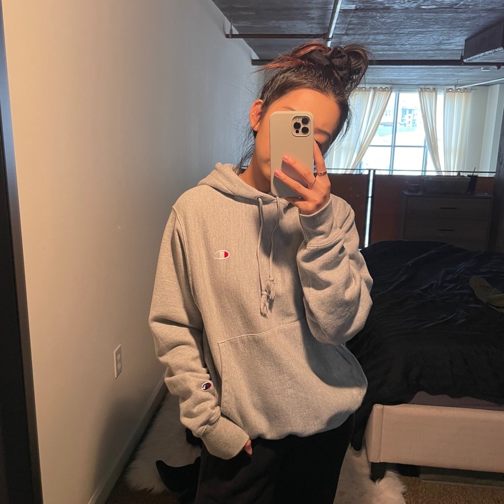 Oversized Champion hoodie